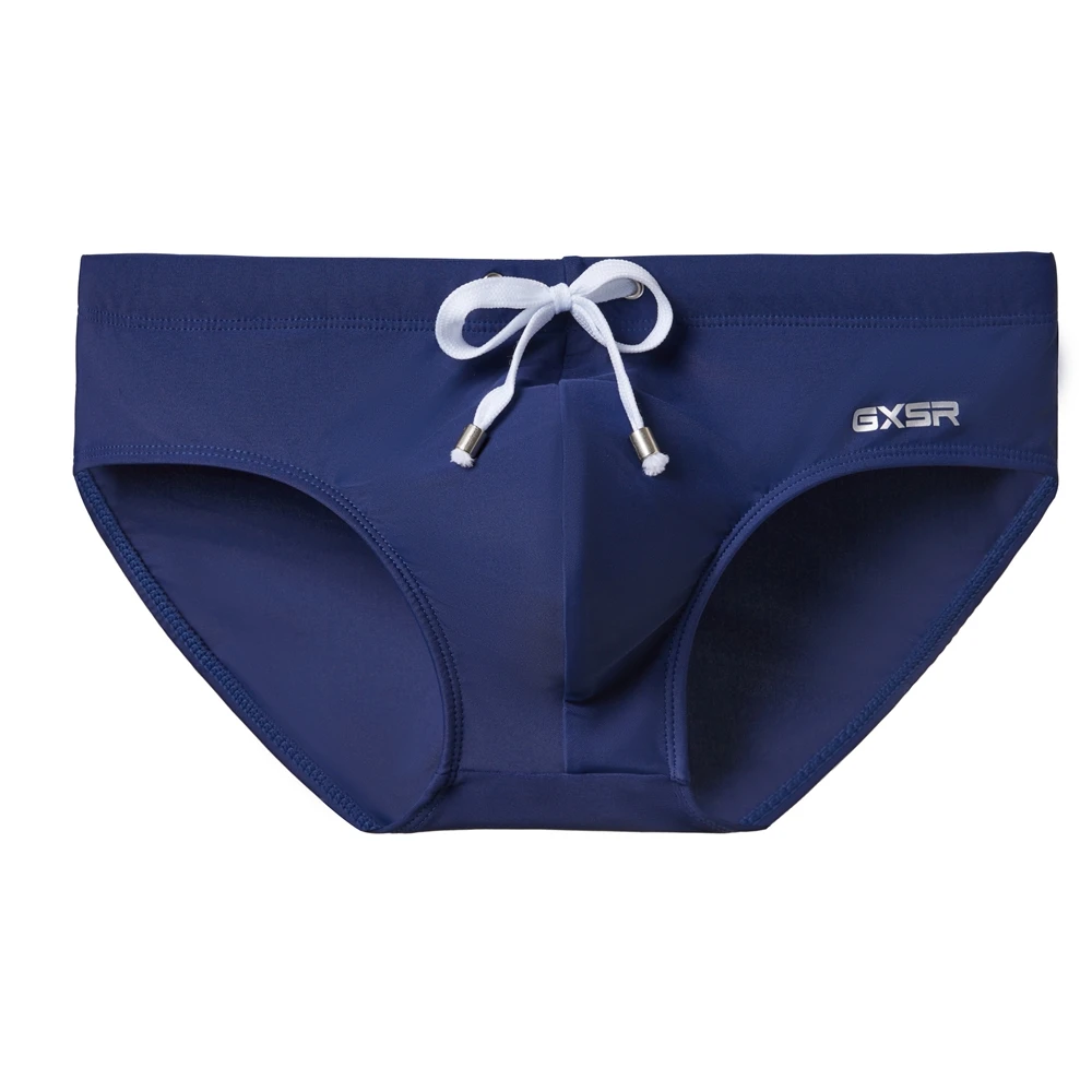 Einfarbige neue Herren-Badehose mit niedrigem Bund, schnelltrocknend, für Jugendliche, Sport, Herren-Slip AD3-M306-GR4-M396 – Detail 24