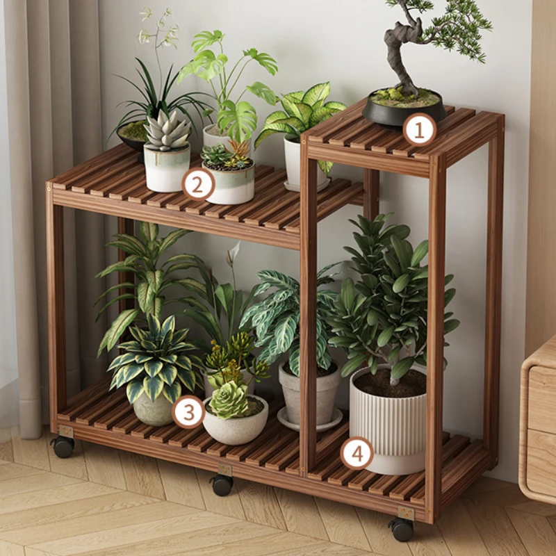 Fashion Aesthetics Balcony Flower Modern Simple Living Room Indoor Designer Plant Display Shelf Organizer Muebles Furniture