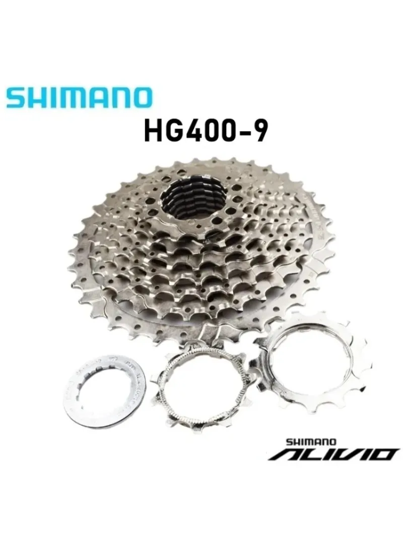AliExpress Shimano Alivio M4000 HG400 9 Speed Bike Cassette MTB Mountain Bicycle Freewheel HG400 9S 11-25T 11-28T 11-32T 11-34T 11-36T