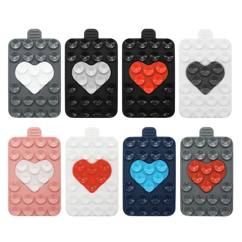 جراب هاتف لاصق من السيليكون ، مثبت بدون استخدام اليدين ، حامل قبضة قوي لصور السيلفي والفيديو ، معظم الهواتف المجسمة