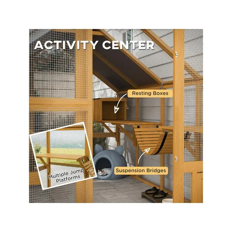 سرير كات هاوس ديلوكس مريح للحيوانات الأليفة - مساحة ناعمة ومريحة للقطط والقطط، سهل التنظيف، مثالي للاستخدام الداخلي #6