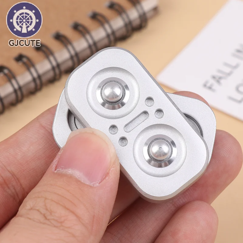 Gufo Finger Fidget Slider ansia magnetica alleviare metallo sensoriale Push Card Slider Toy ADHD Fidget Slider Toy