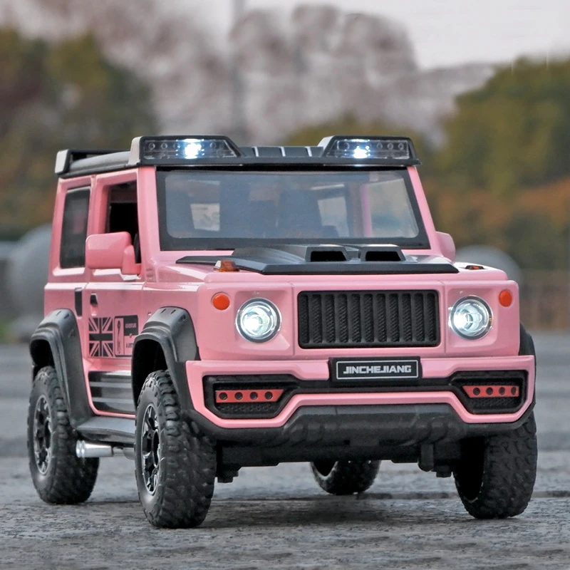 1:18 SUZUKI Jimny Off-Road SUV Alloy Model Car Toy Diecasts Casting Sound and Light Car Toys For Children Vehicle