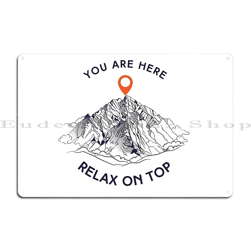 Gerlach Relax On Top Metal Plaque Poster Garage Plaques Designs Create Club Plaques Tin Sign Poster