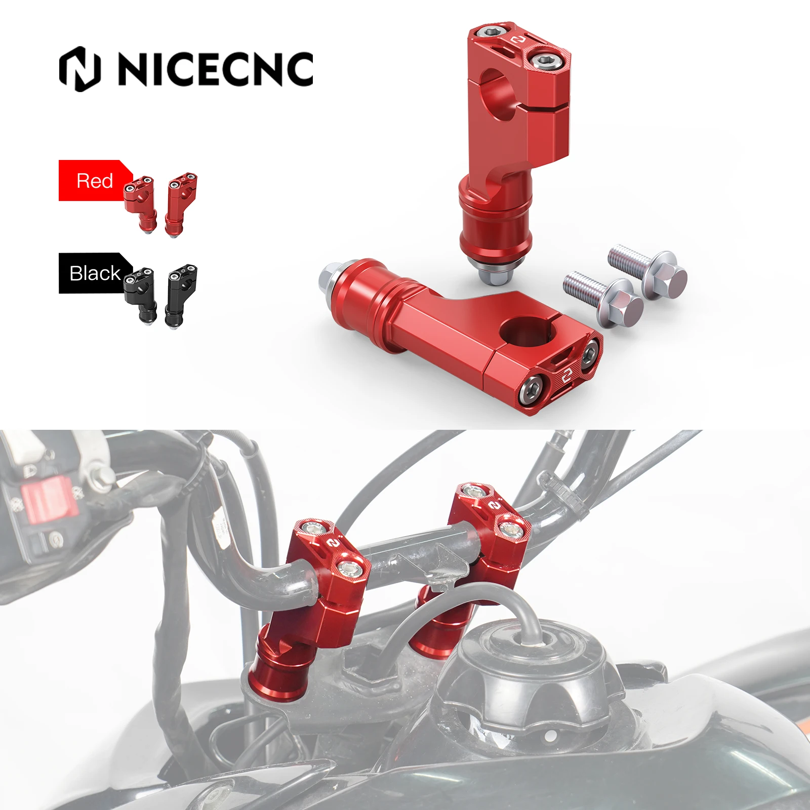 NICECNC Steering Stem Handlebar Clamp For Honda TRX450R 2004-2009 TRX90X TRX90EX TRX700XX TRX400EX TRX300EX TRX250X  TRX400X