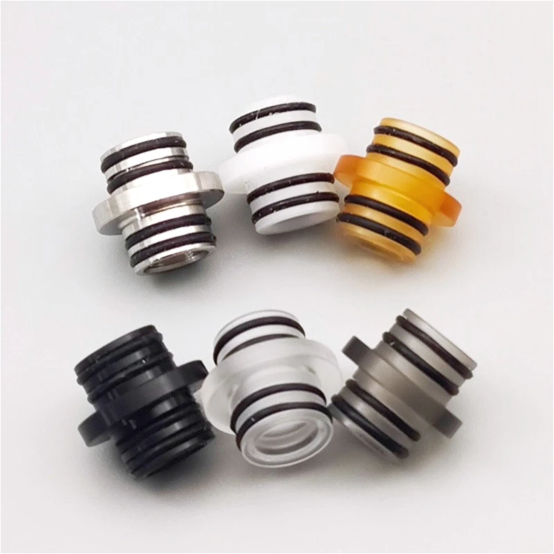 

1PC 510 Drip Tip Stainless Steel Plastic Connector/Acrylic Mouthpiece Cap Detachable Splicing DIY Mouthpiece for RTA Accessory