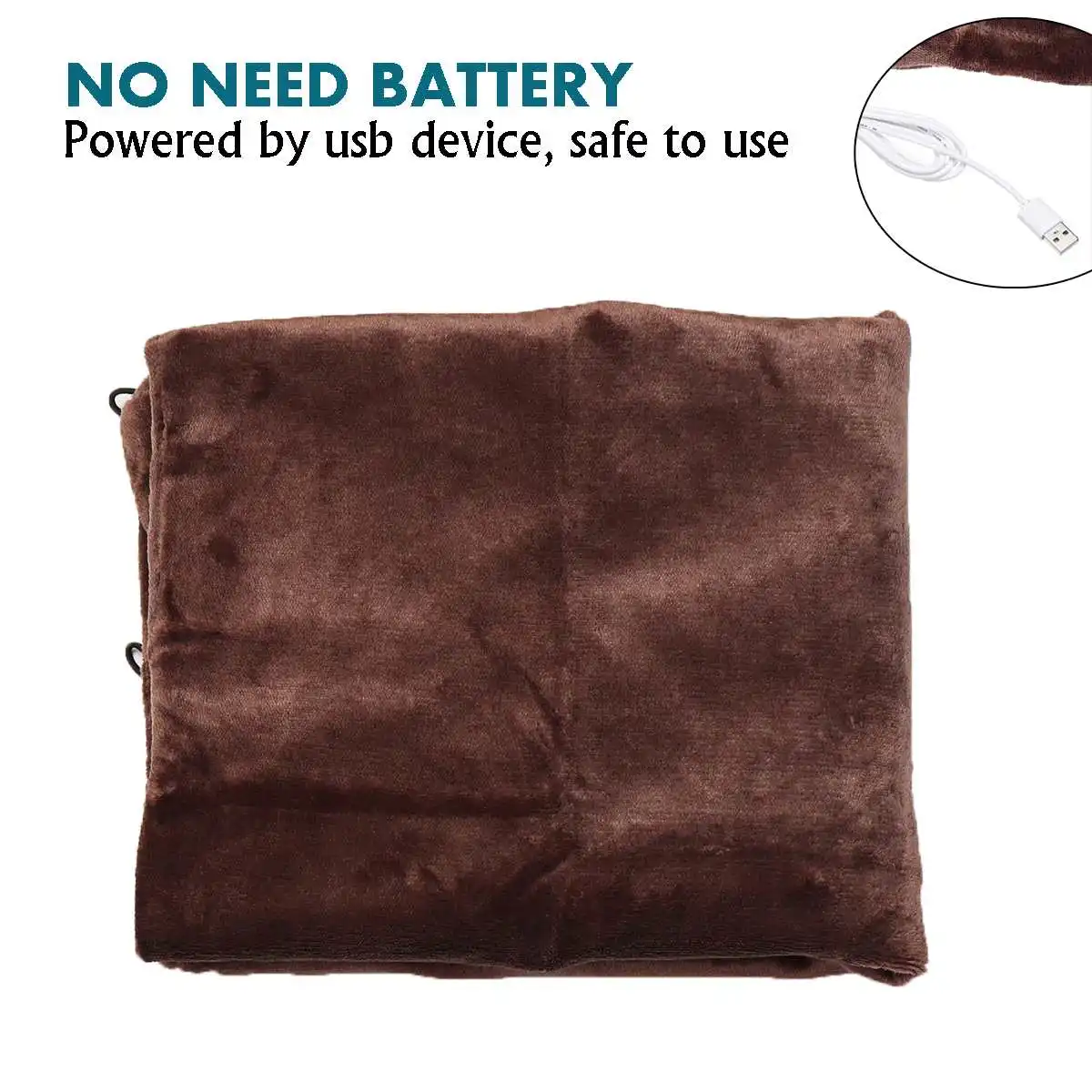 45*80cm/65*100cm 5V USB Electric Heated Blanket Shawl Cape Soft Warmer Neck Shoulder Pad Electric Heating Pads Winter Mattress
