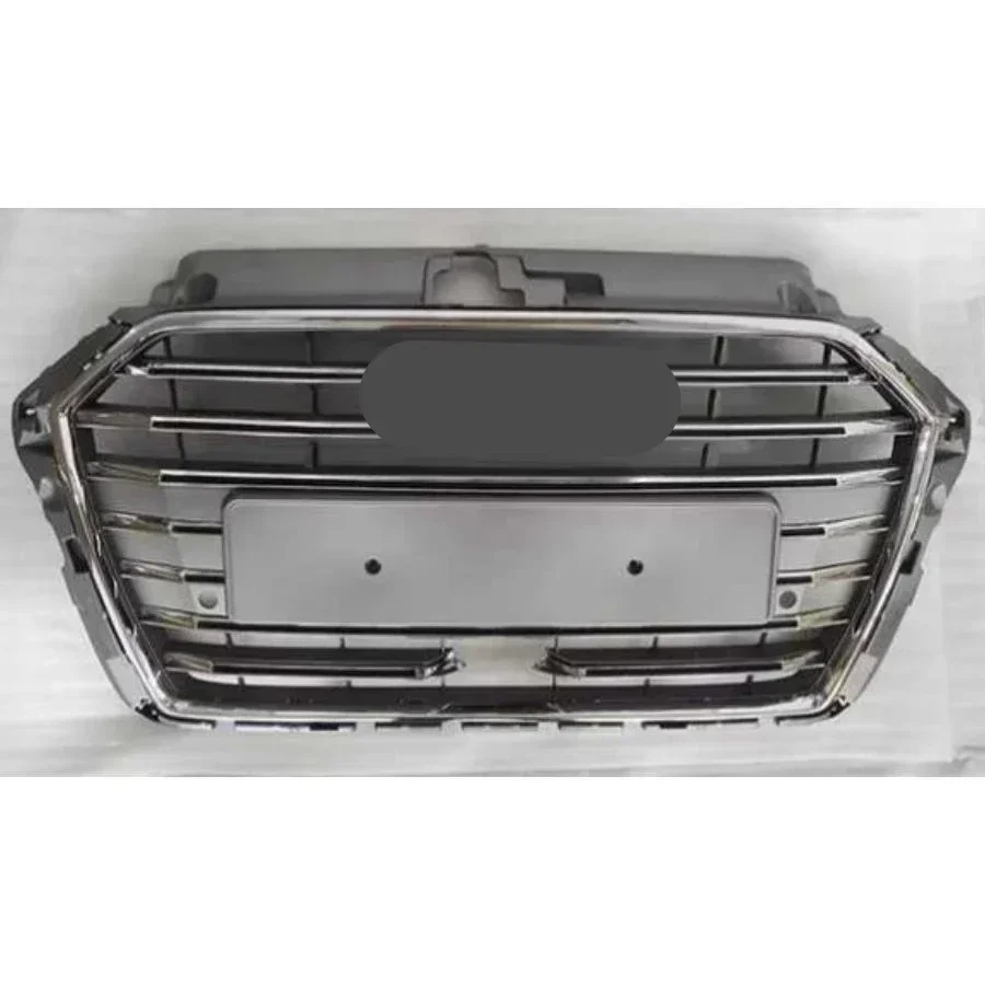 

For RS3 Style With ACC Front Sport Hex Mesh Honeycomb Hood Grill For Audi A3/S3 8V 2017 -2018 2019 2020 Car Accessories A100123