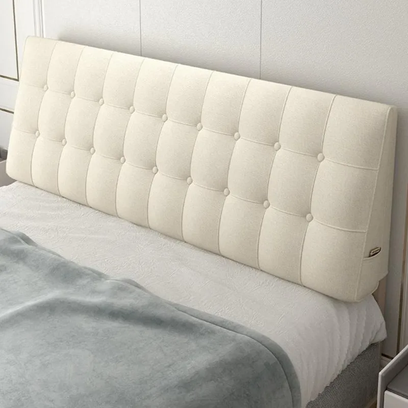 

e Tat Self-Adhesive Headboard Pillow Soft Barest Pad Bede Cuion Bedroom Decor Cusizable Non-Waable