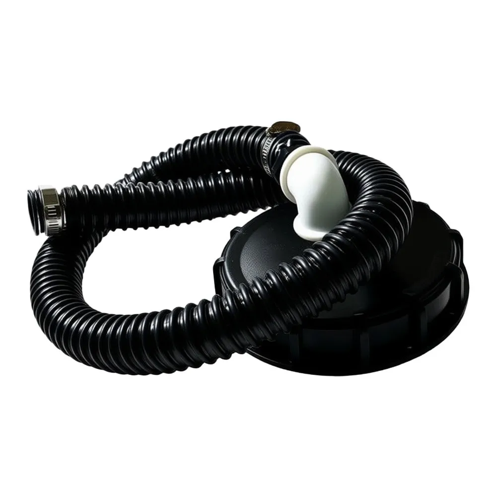 For IBC Tote Lid Hose Outlet Assembly DN150 PP Round Screw Cap For Garden Watering Irrigation Device