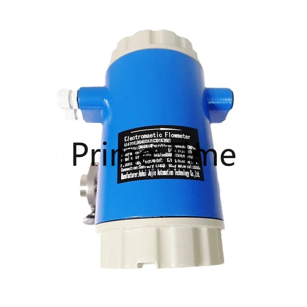 Stainless Steel Water Milk Magnetic Flowmeter Electromagnetic Flow Meter Corrosive Liquid Tri Clamp PTFE