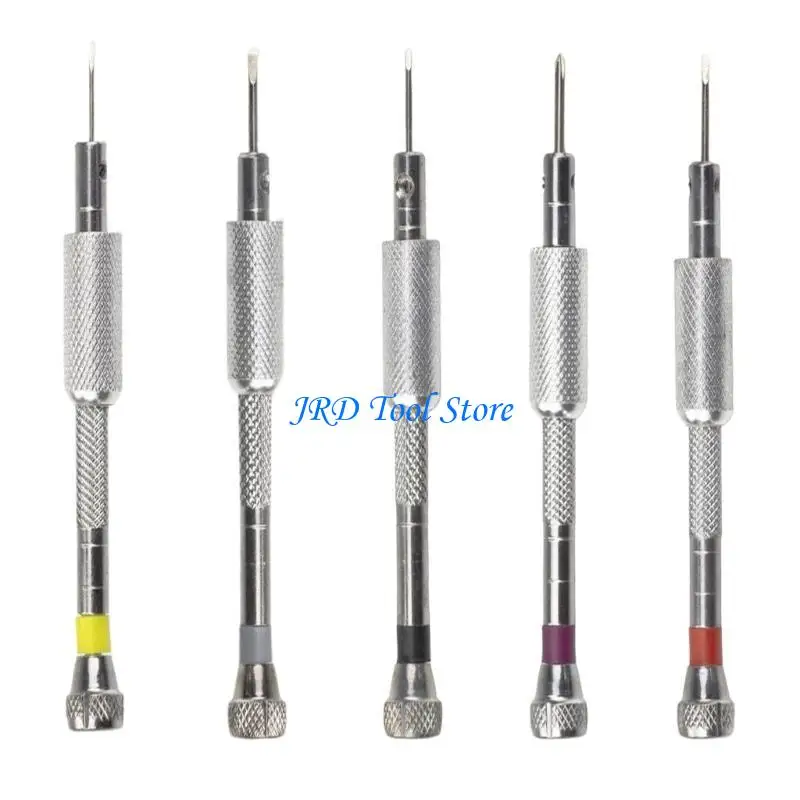 A2UD 0.8-1.6mm Screwdriver Set For Watch Repair Clock Enthusiasts Skilled Technicians