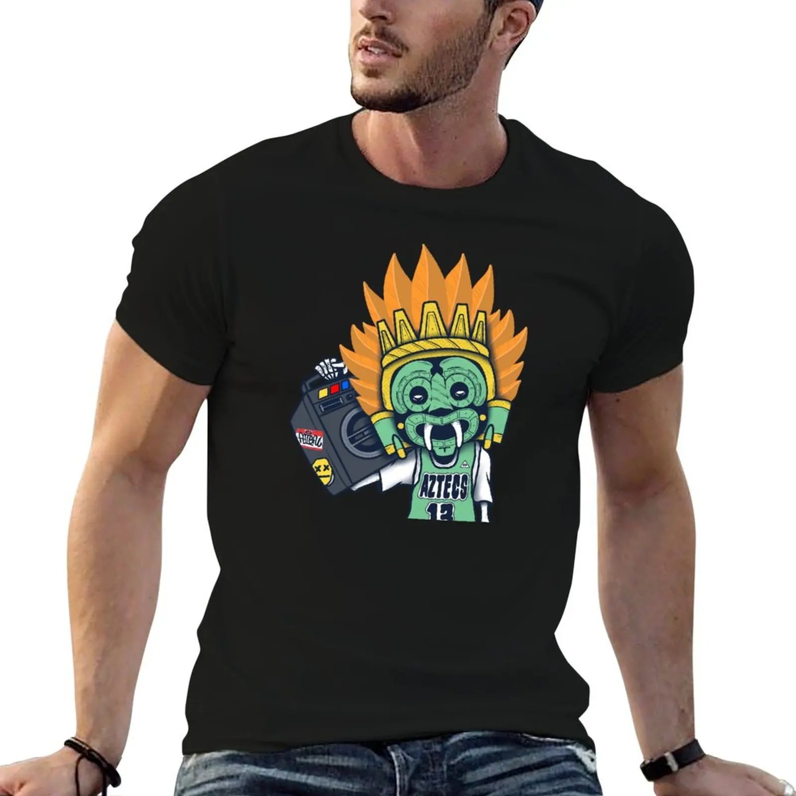 

boombox aztec T-Shirt new gifts and t-shirts customs anime figures clothing for men