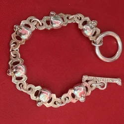 Collection chinese Asian tibet miao silver cool statue fashion bracelet