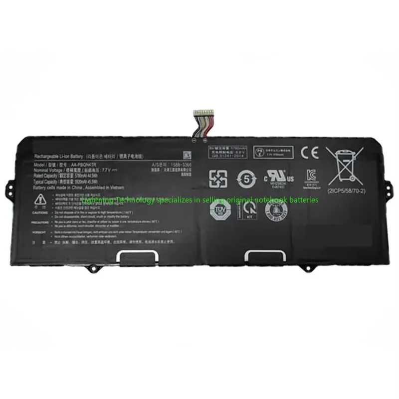 

2025 Compatible AA-PBQN4TR 7.7V 45.5Wh Notebook Battery for Samsung Galaxy BA43-00395A Chromebook 2 XE530QDA XE530QDA-KA1US