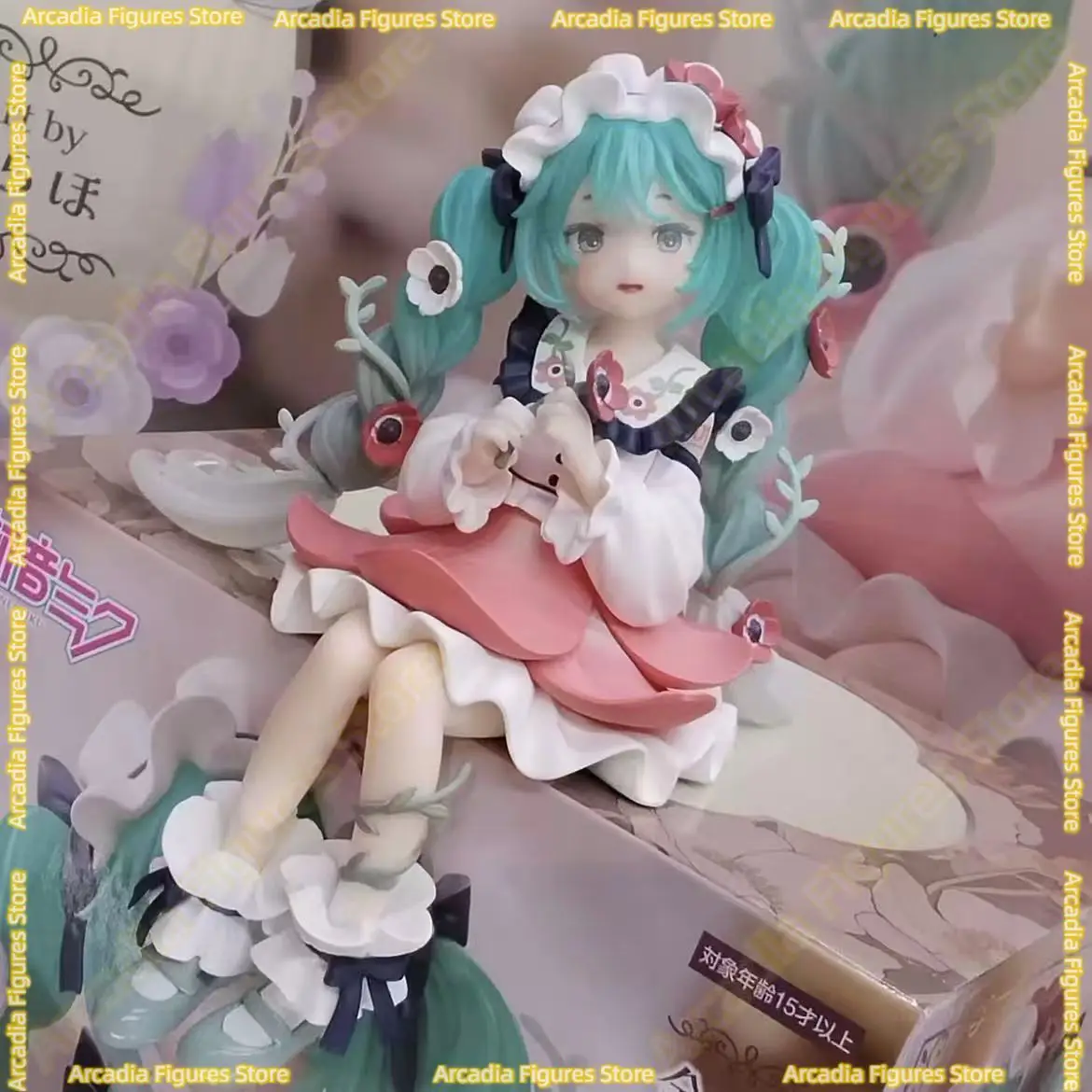 in-stock-furyu-hatsune-miku-noodle-stopper-flower-fairy-series-anemone-ver-pvc-anime-action-figures-desktop-doll-model-toys