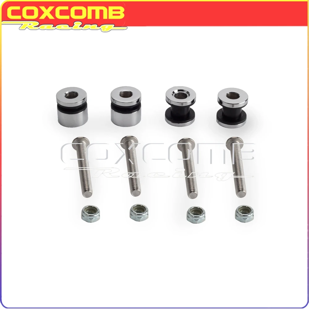 1 Set Motorcycle Detachable Sissy Bar Docking Point Nuts Hardware Kit For Harley Sportster XL 883 1200 XLH Custom 1994-2002 2003