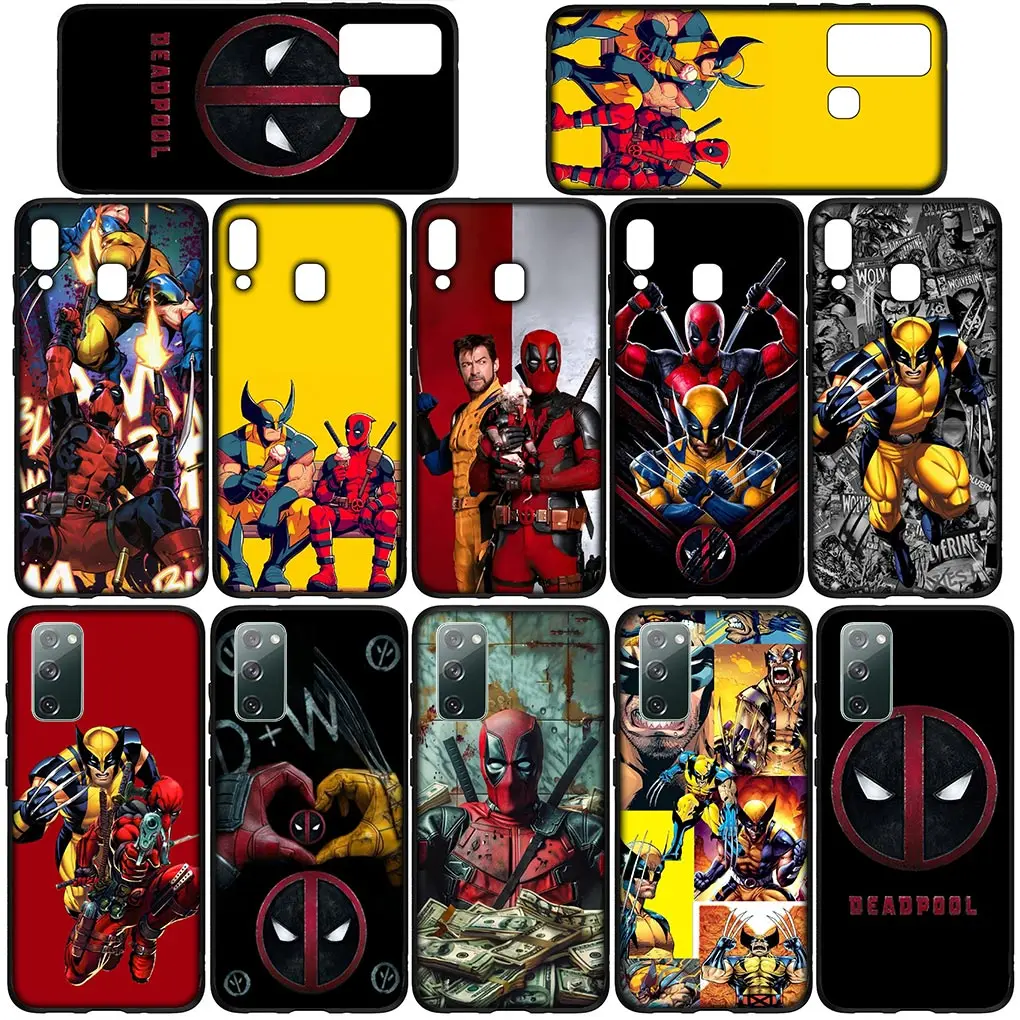 Marvel Comics Wolverine Deadpool for OPPO A17 A15 A16 A12 A53 A54 A57 A78 A79 A58 A38 A98 A94 A96 A74 A95 A77 A76 Cover Case