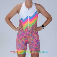 2023 New Zootekoi Women Cycling Jumpsuit Triathlon Sleeveless Swimming And Running Skinsuit Mtb Bicycle Clothing Roupa Ciclismo