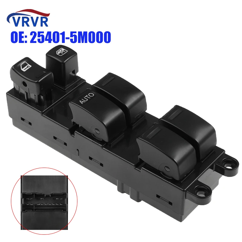 VRVR 25401-5M000 New Electric Power Window Mater Switch 254015M000 254016Z500 For Nissan Sentra 2000-2006