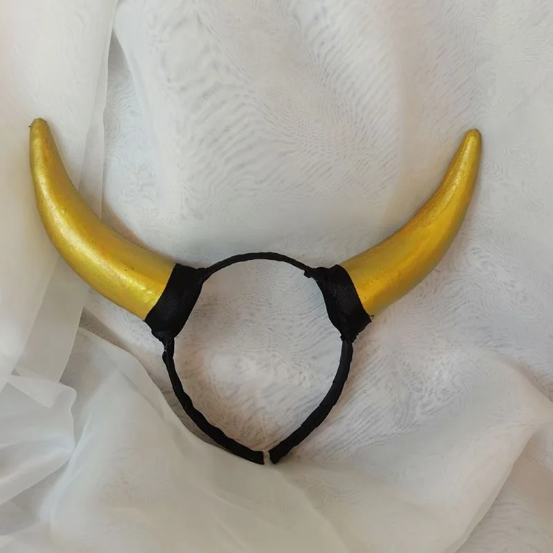 Cornes de SAFDemon pour Costume de Bande de Sauna d'Halloween pour Femme, Accessoire de Cosplay Gothique, Reine Maléfique, Pièce pour Fille