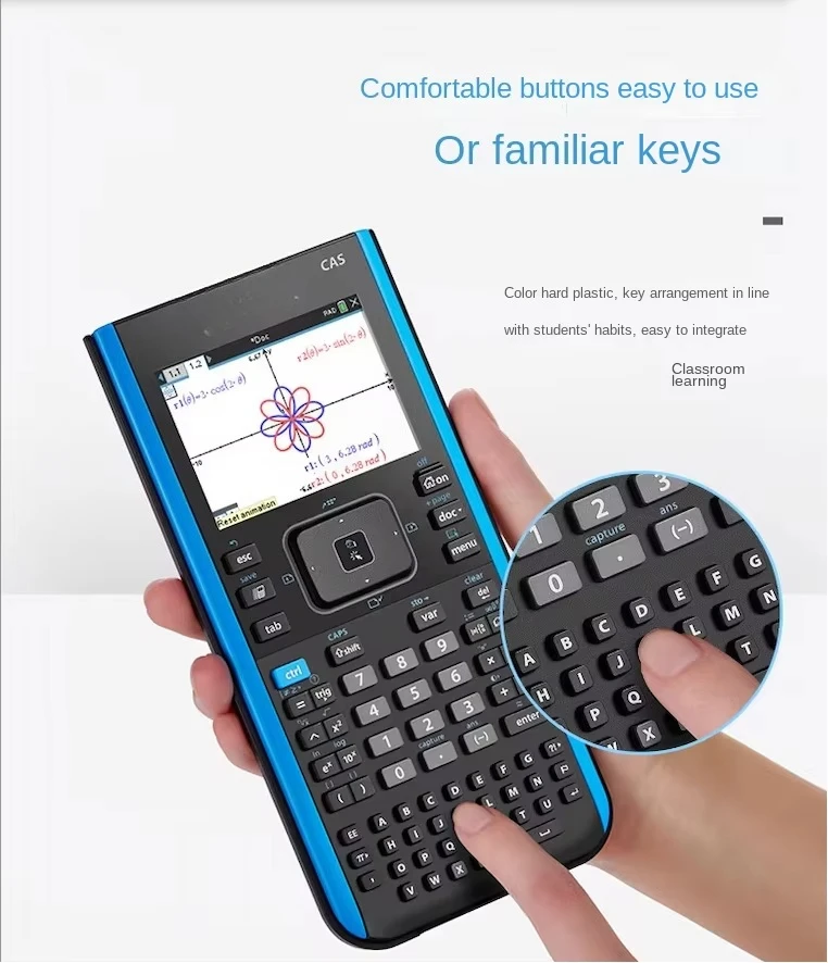 TI-Nspire CXII Graphing Calculator with Color Screen English Programming Easy-to-Use Features