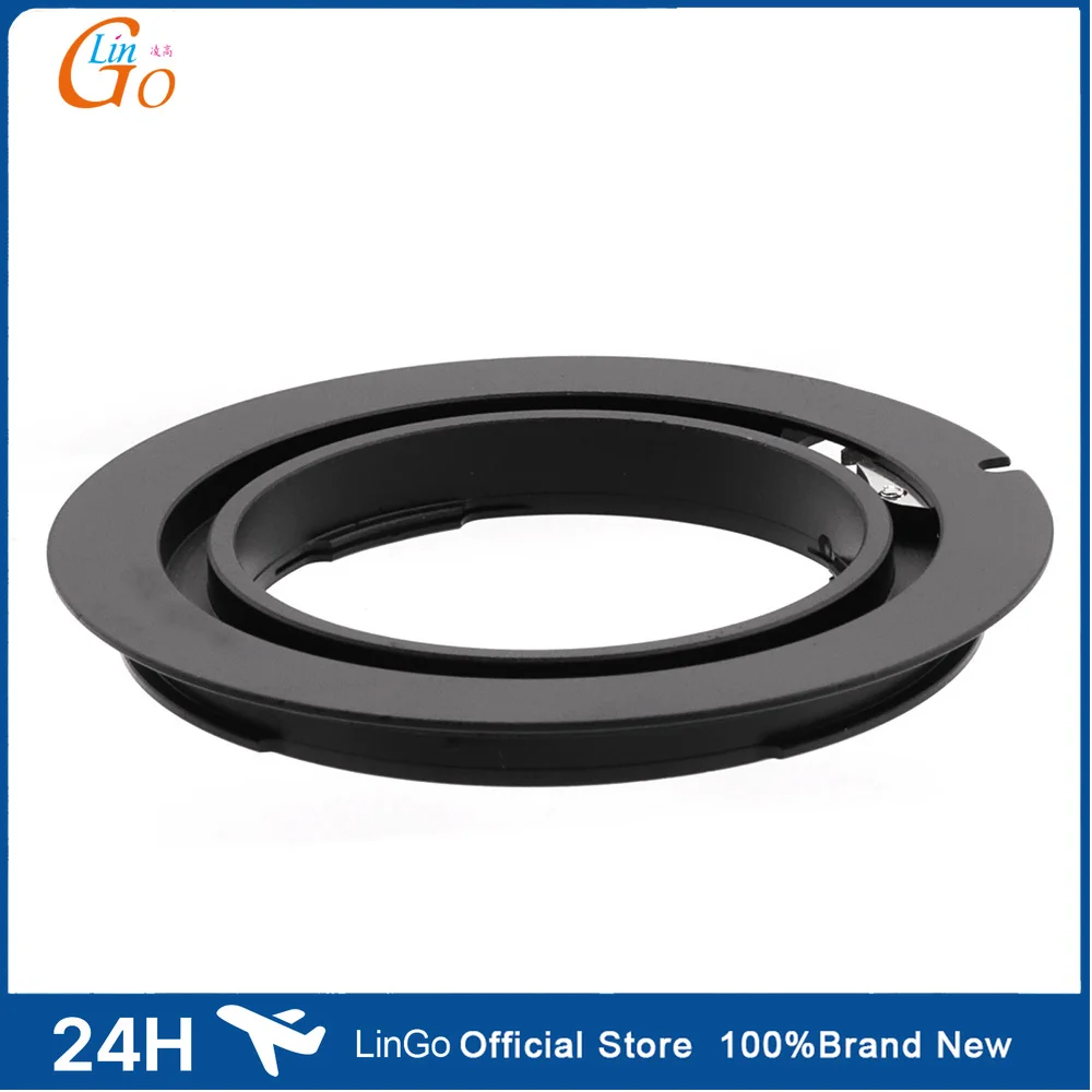 LinGo Aluminum Alloy Mount Adapter Ring for Exakta EXA mount Lens to C.EO EF Mount Camera 6D 7D 750D 850D etc.