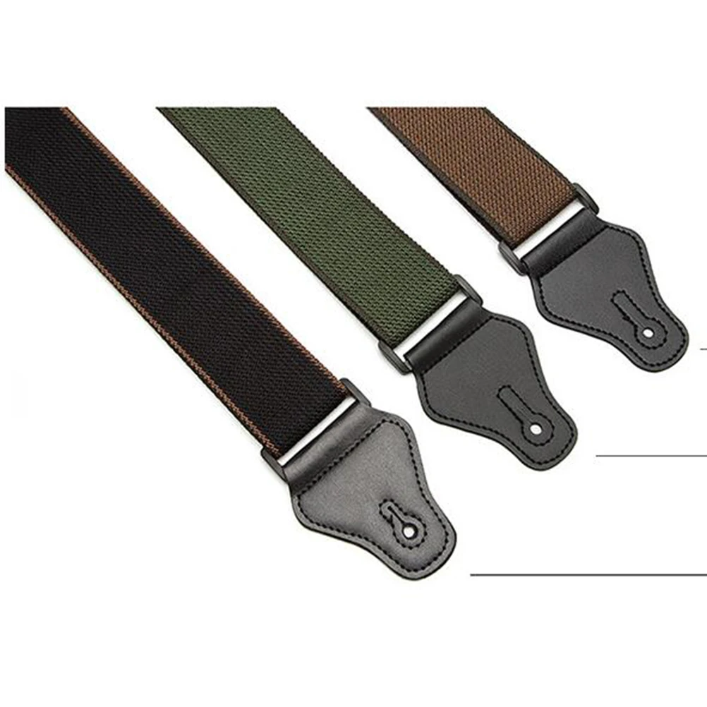

Comfortable Guitar Strap Adjustable Length Up to 158cm Shoulder Belt Thickened Widened Cotton for Acoustic Folk Classic Electric