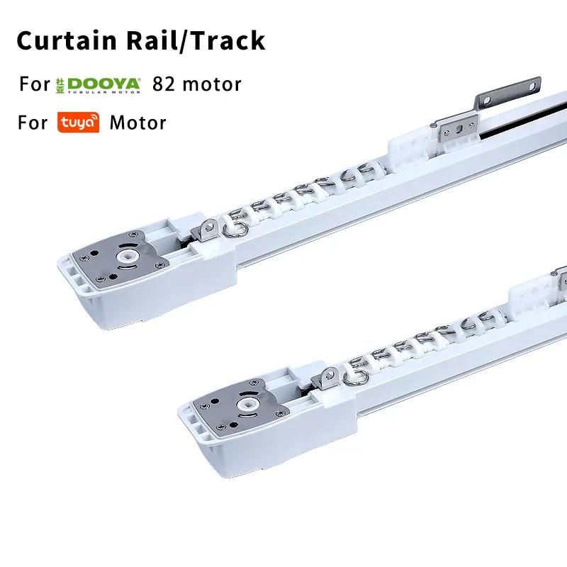 Rail de Rideau Électrique Intelligent avec Logo Personnalisé, Corniche de Moteur Tuya Wifi Zigbee