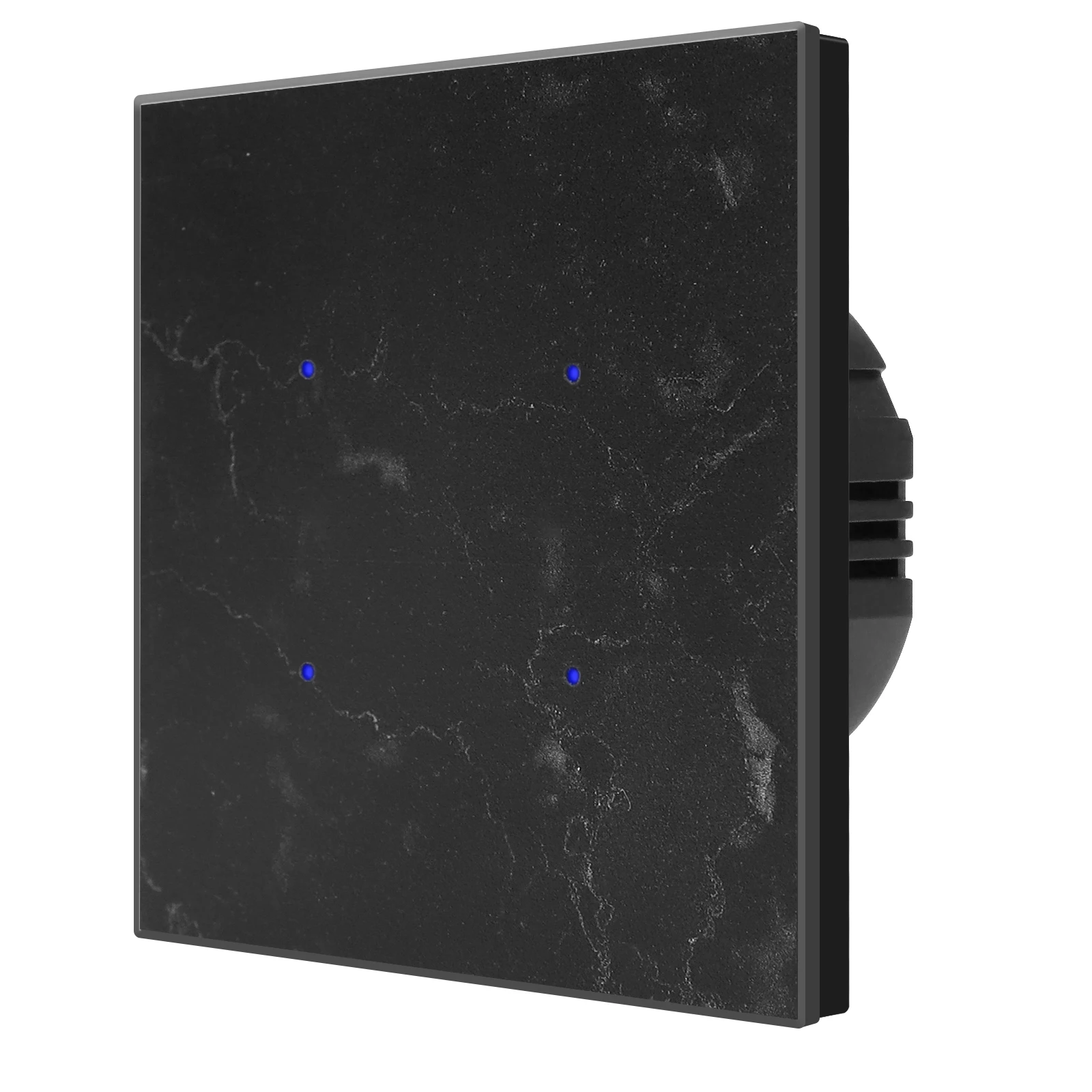 Bingoelec 1/2/3/4 Gang 1Way Light Switch EU Standard Wall Marble Style Stone Touch Switches for Home 220V