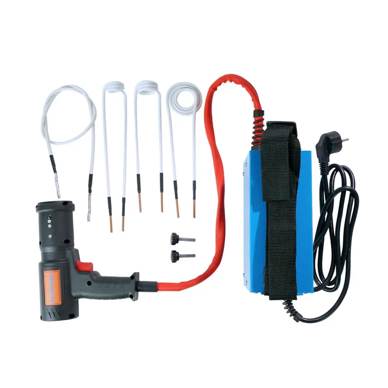 1500W Magnetic Induction Heater Circuit Diy for Car Repair Bolt Remover Tools Set Welding Equipment AC with 4 Pieces Coil