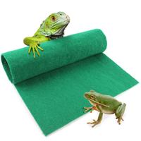 Soft Flexible Reptile Carpet Thickened Breathable Substrate Liner Water Absorption Reptile Pad for Geckos Snake