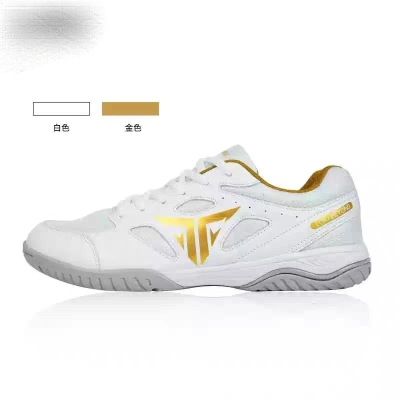 Mens Womens Professional Tennis Shoes Lightweight Badminton Shoes Table Tennis Shoes Anti-slip and Wear-resistant