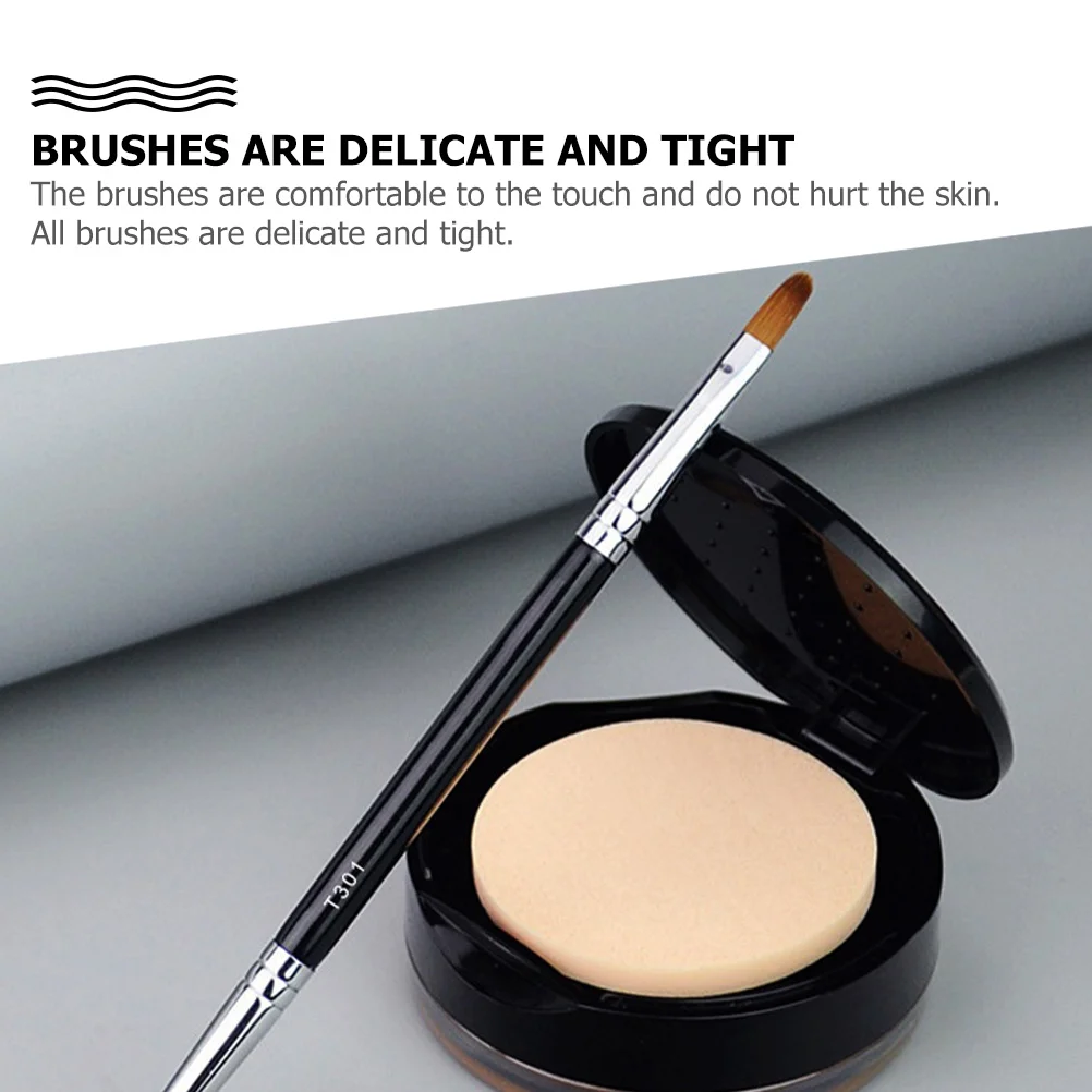 3Pcs Doppel-Kopf Concealer Pinsel Kreative Make-Up-Tools Tragbare Verbergen Gesicht Dunkle Kreis Verbergen Schwamm Pinsel Professionelle