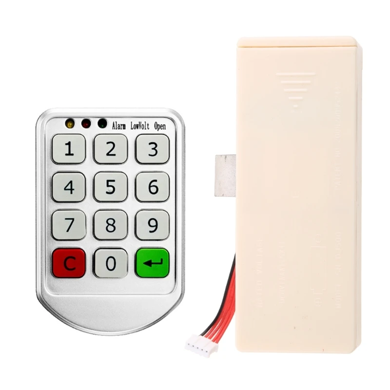 

Password Keypad Unlock Drawer Cabinet Mailbox Locker Lock Electronic Door Lock Dropship