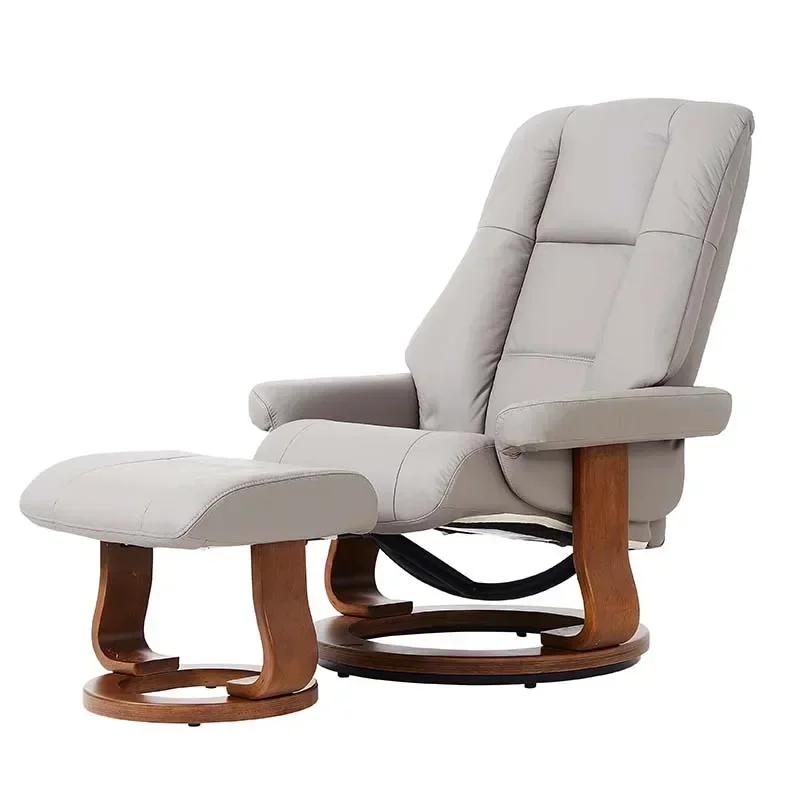 

Кожаное кресло-реклайнер из импортной кожи, комфортное, современное, простое и элегантное, для гостиной