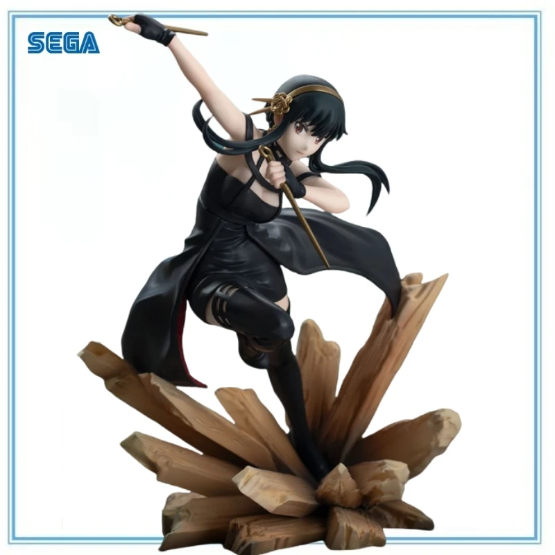 

BANDAI Authentic Elegant Black-Dressed Anime Princess with Golden Staff A Collectible Masterpiece From SEGA Goods Yor Forger