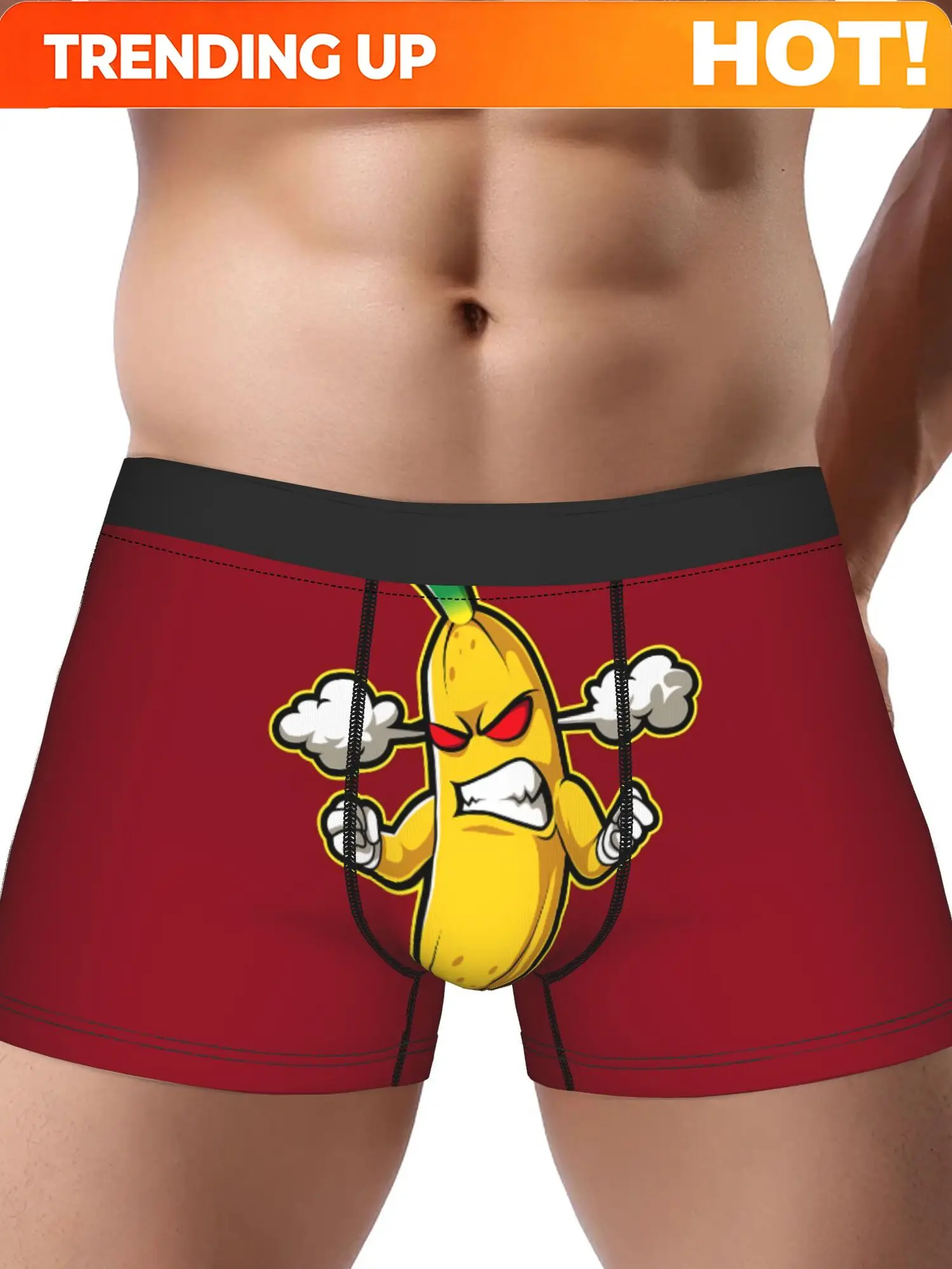 Big Banana Underwear Polyester Briefs Underpants