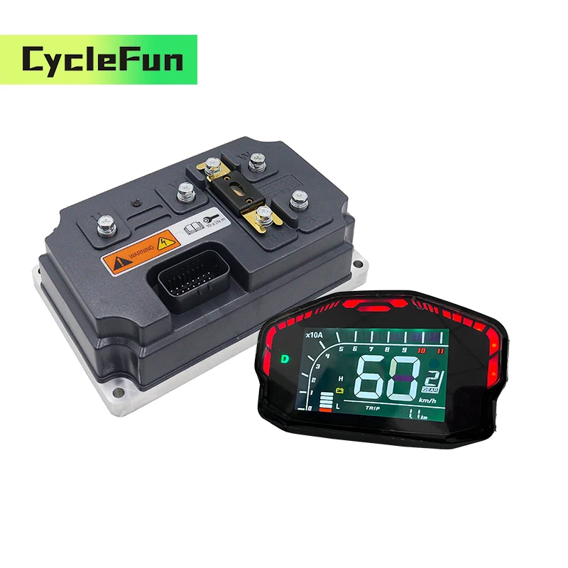 

Votol EM50-4 Brushless DC Controller With DKD Display For QS Wheel PMSM Motor Electric Motorcycle Scooter Accessories Dirt Bike