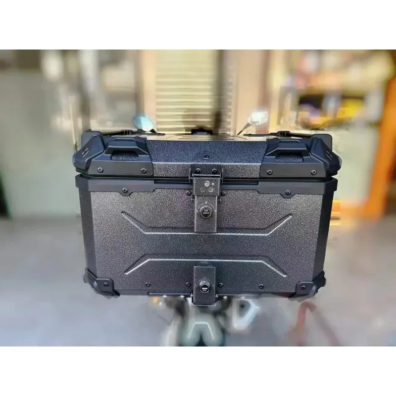 65L 55L 45L Motorcycle Helmet Box Top Tail Rear Luggage Storage Tool Cases LockTail Box Motorcycle Trunk Motor Accessories