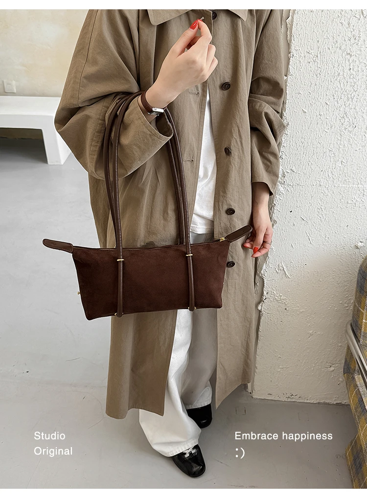 Bolso de Hombro Retro Estilo Francés para Mujer, Nuevo Modelo 2026, Ligero, de Lujo, Pequeño, de Alta Gama, Tipo Bowling