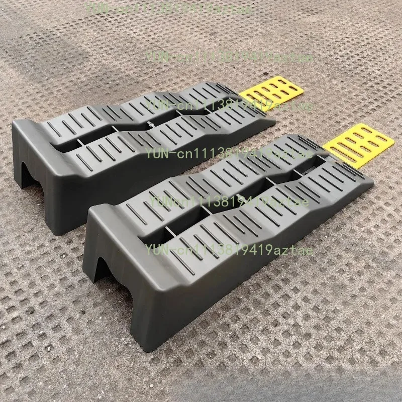 Leveling Ramps Anti-Skid Campers Tire Wheel Chocks Car Leveling Blocks Lightweight Curb Ramps Heavy Duty Threshold Ramp