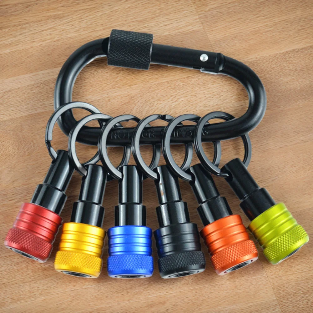 6 шт./компл. 1/4 дюйма держатель головки отвертки с шестигранным хвостовиком быстросменный удлинитель удлинитель брелок адаптер держатель сверл