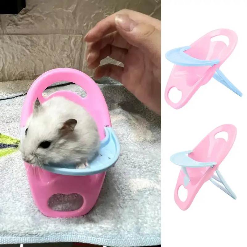 Small Hamster Dining Table With Tray Resting High Chair For Hedgehog Guinea Pigs Other Small Animals Dining Table Resting Chair