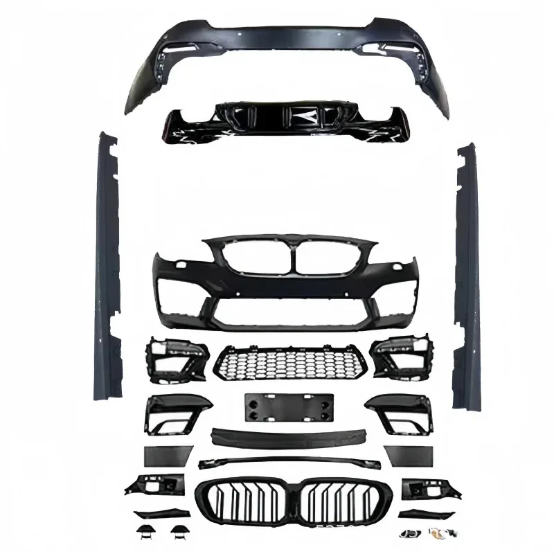 

Suitable 2011-2017 5 Series Upgraded to 2022 Modification of Front Bumper Grille Rear Lip