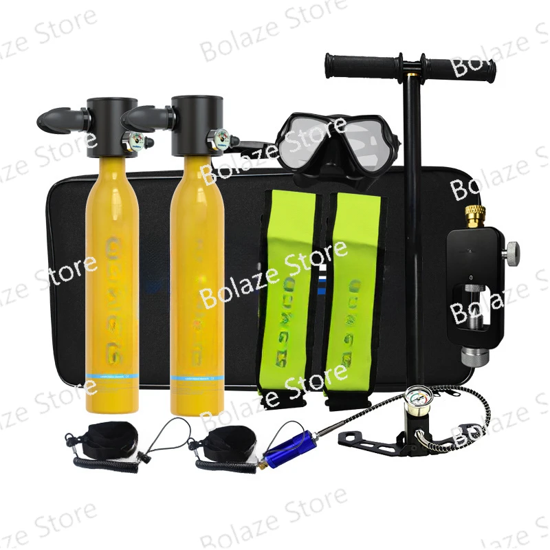 0.5L Scuba Respirator Long-term Professional Oxygen Tank Diving Gas Cylinder Equipment