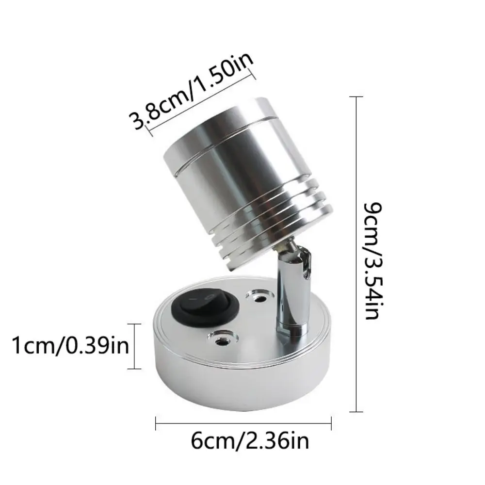 Imagem -06 - Porta Usb Lâmpada de Leitura Ajustável Cabeça Giratória Toque Interruptor Iluminação de Parede Olhos Caring Holofotes Barco 12 v Moderno