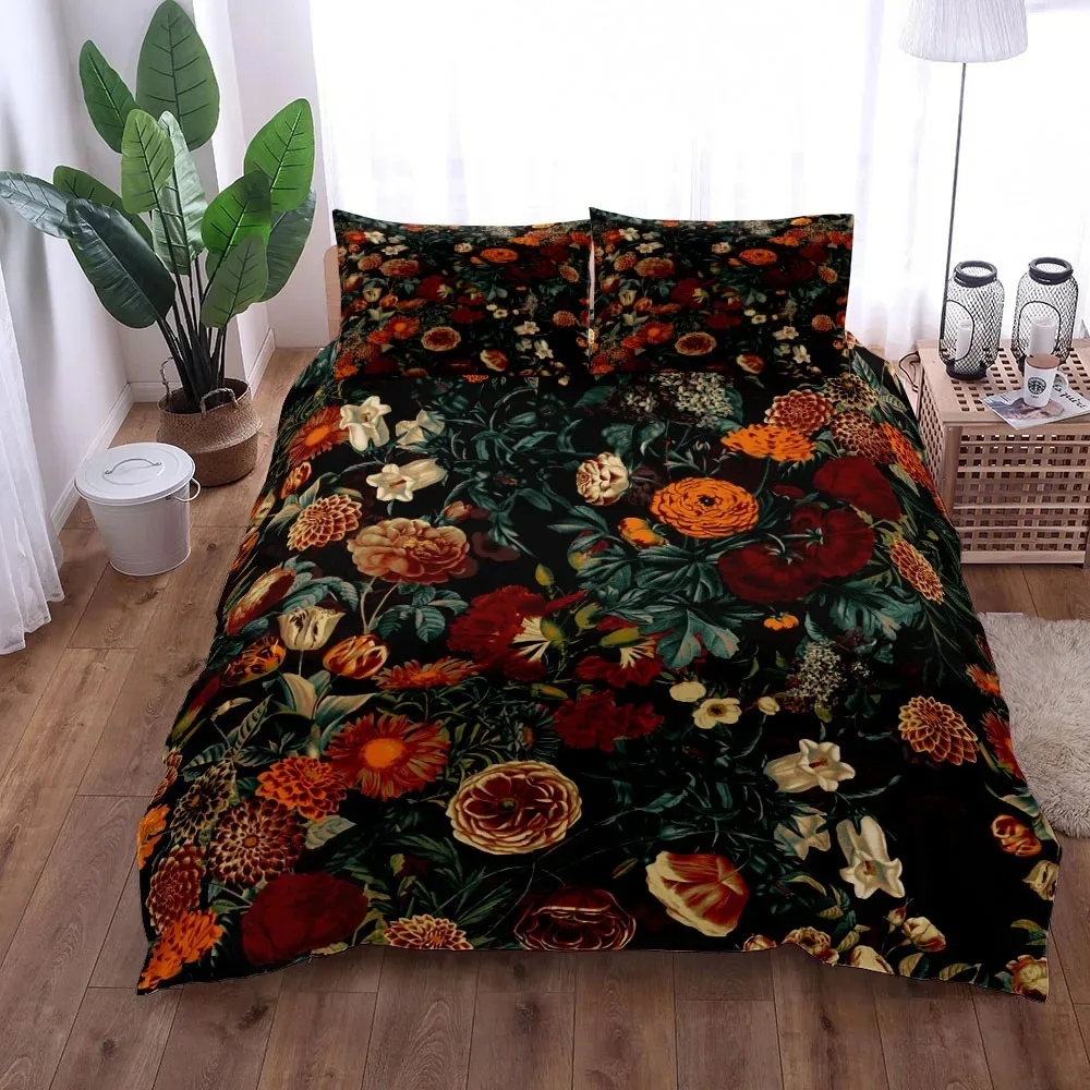 

Flowering Cacti Duvet Cover Set King Queen Double Full Twin Single Size Boys Bed Linen Set