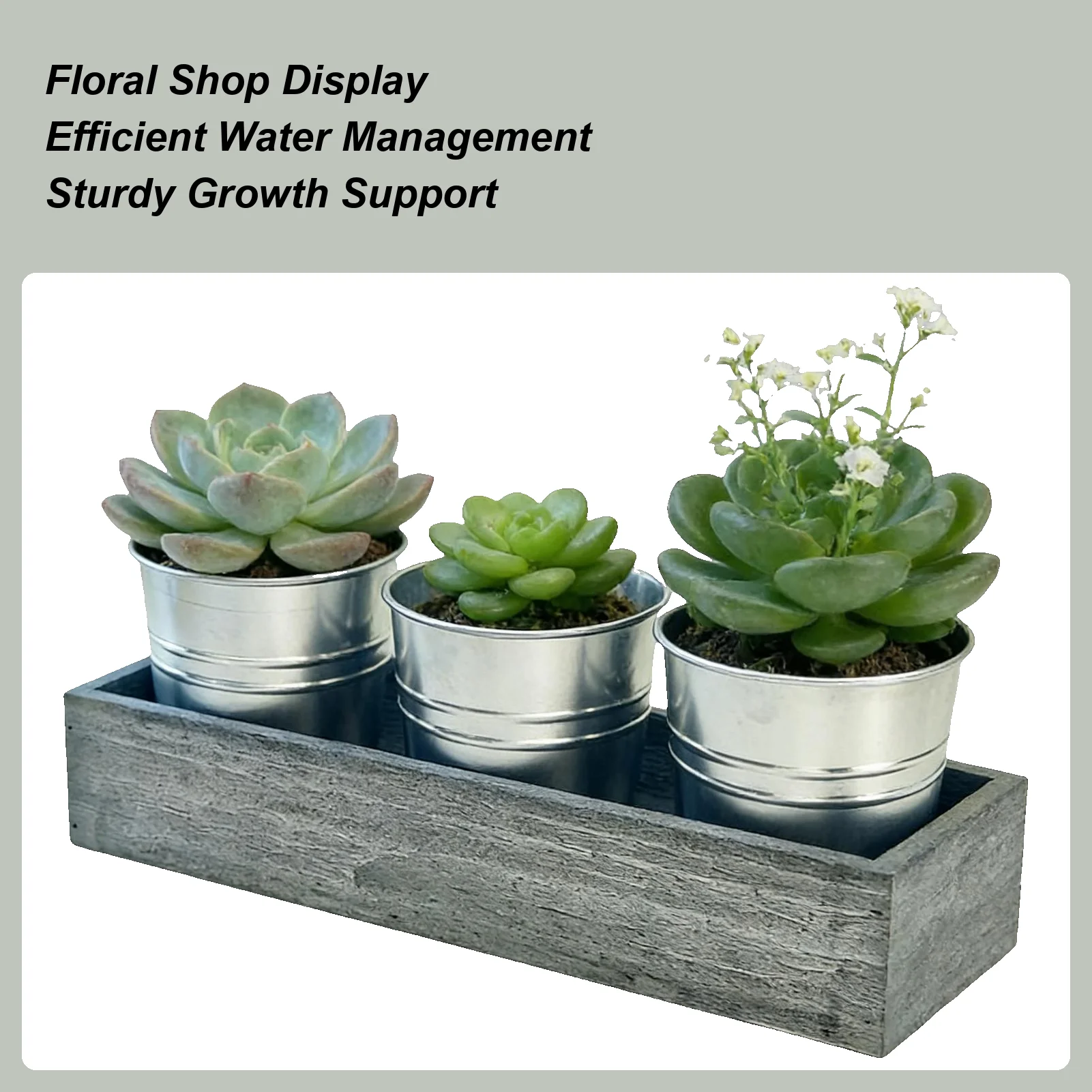 3-piece metal vanilla planting pot desktop flower box decor s ucculent plant set creative house pot flower pot flower bucket