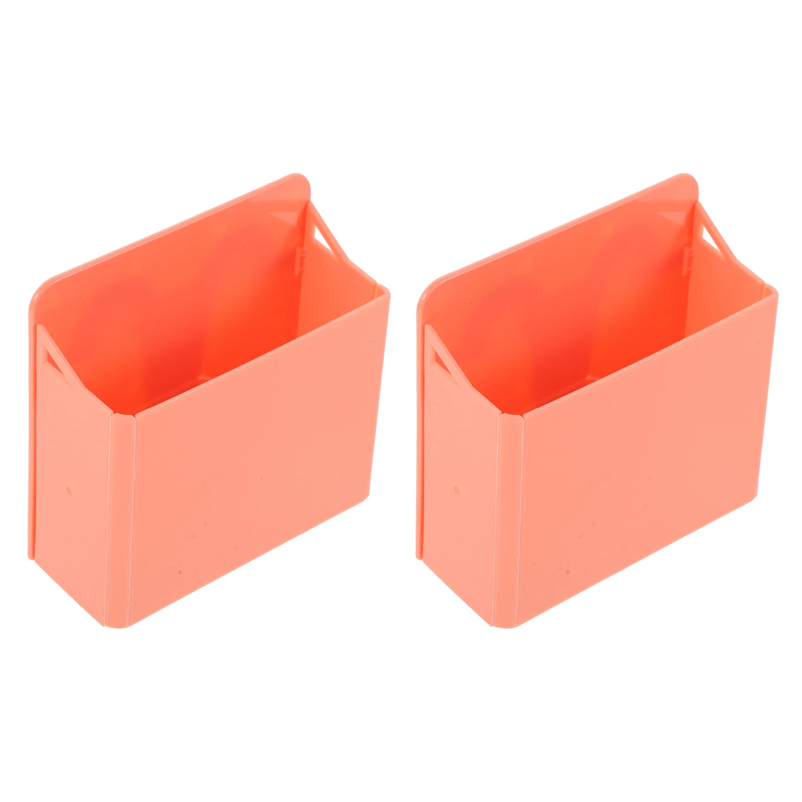 

2Pcs ABS Suction Cup Pen Holder Organizer Dry Erase Marker Storage Container for Whiteboard Office Desktop Use